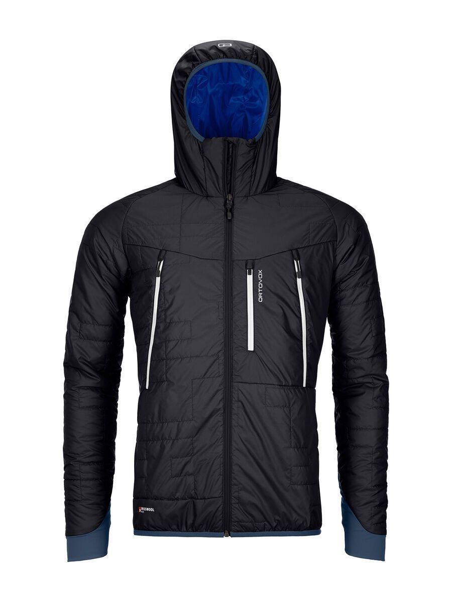 Ortovox Swisswool Light Tec Piz Boè Jacket M, black raven - Bild 1