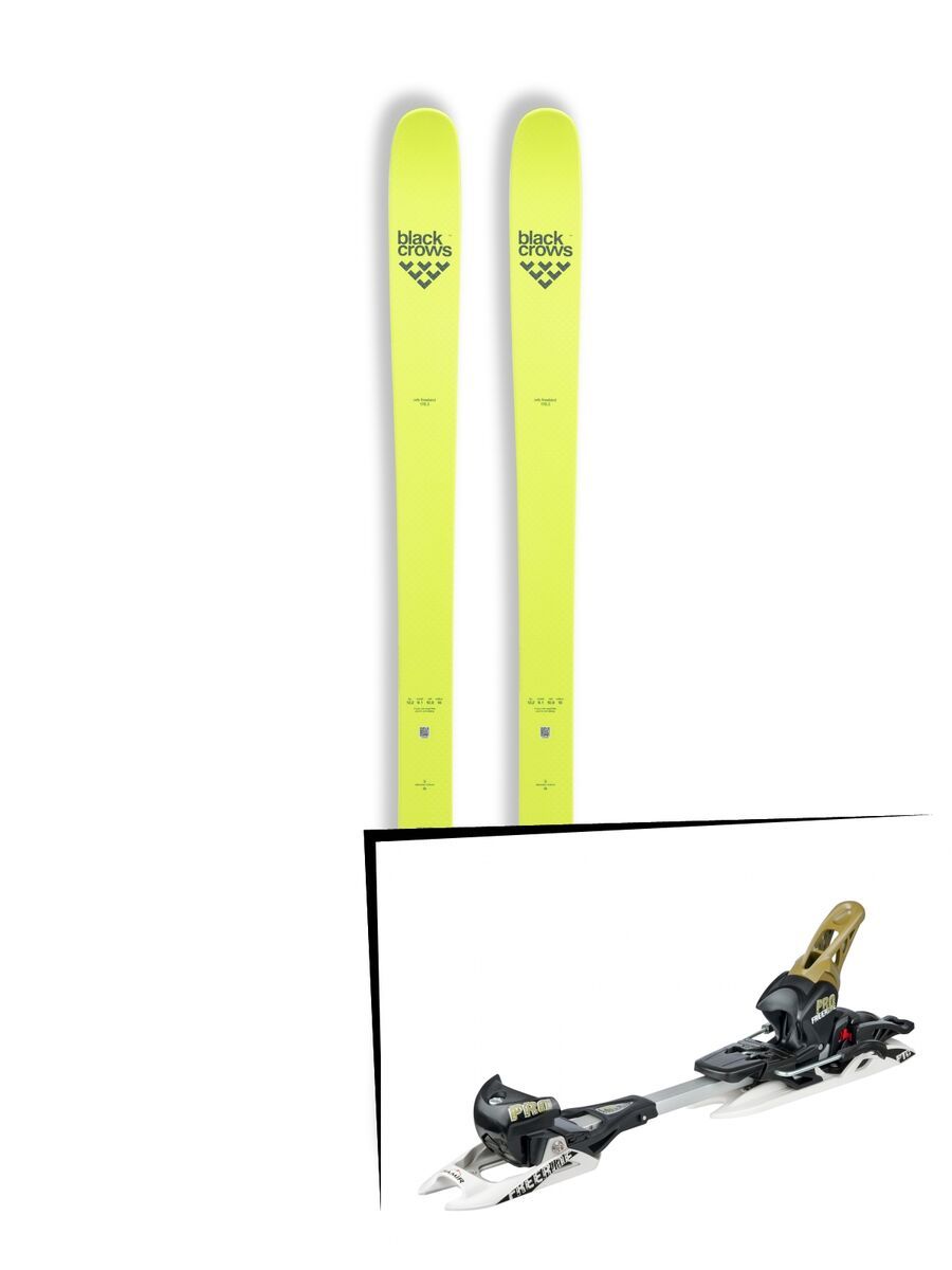 Set: Black Crows Orb Freebird 2019 + Fritschi Diamir Freeride Pro schwarz/oliv - Bild 1