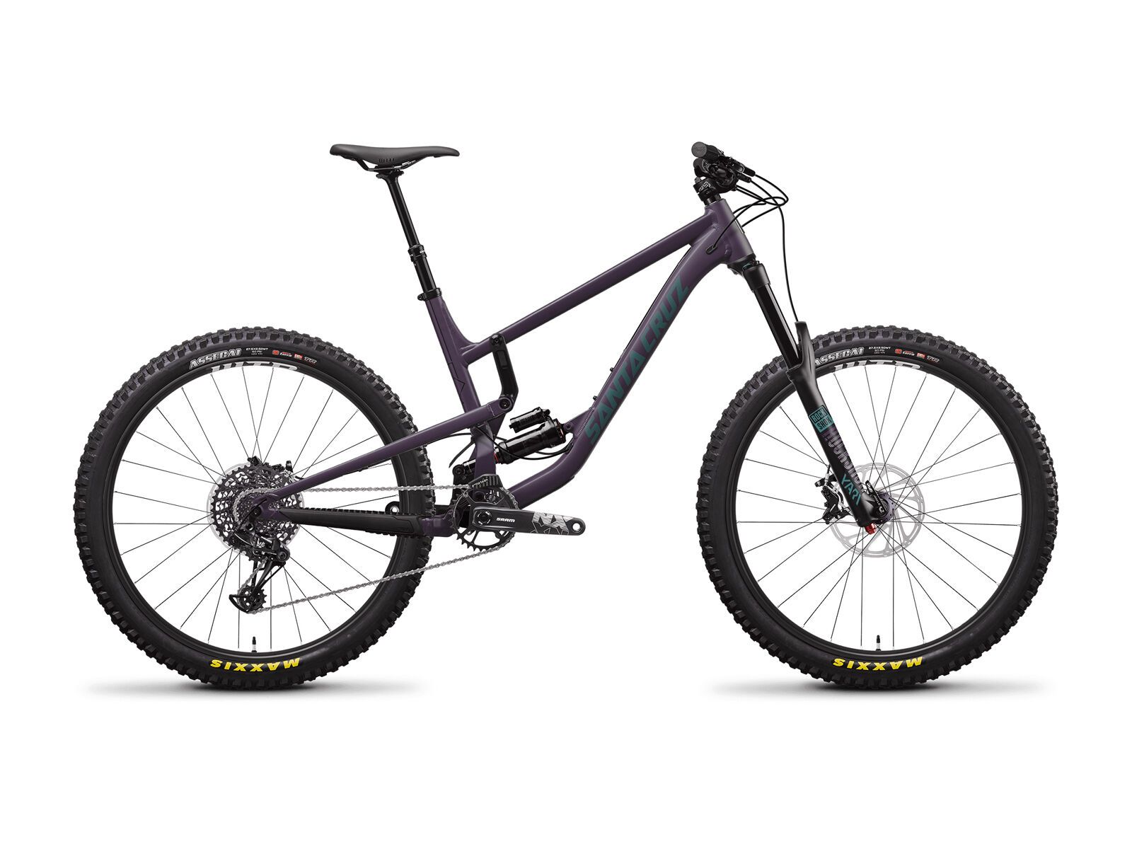Santa Cruz Nomad AL R, eggplant and aquarius green - Bild 1