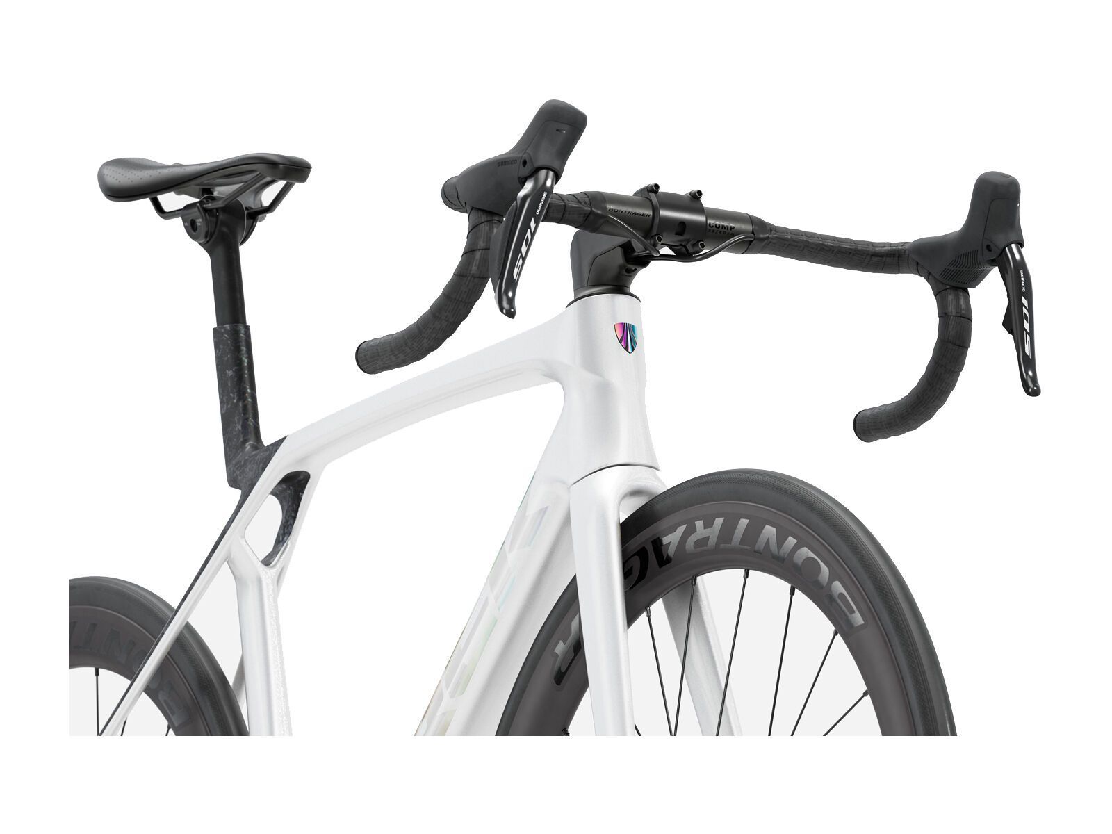 Trek Madone SL 6 Gen 8, gloss crystal white/matte deep smoke - Bild 5