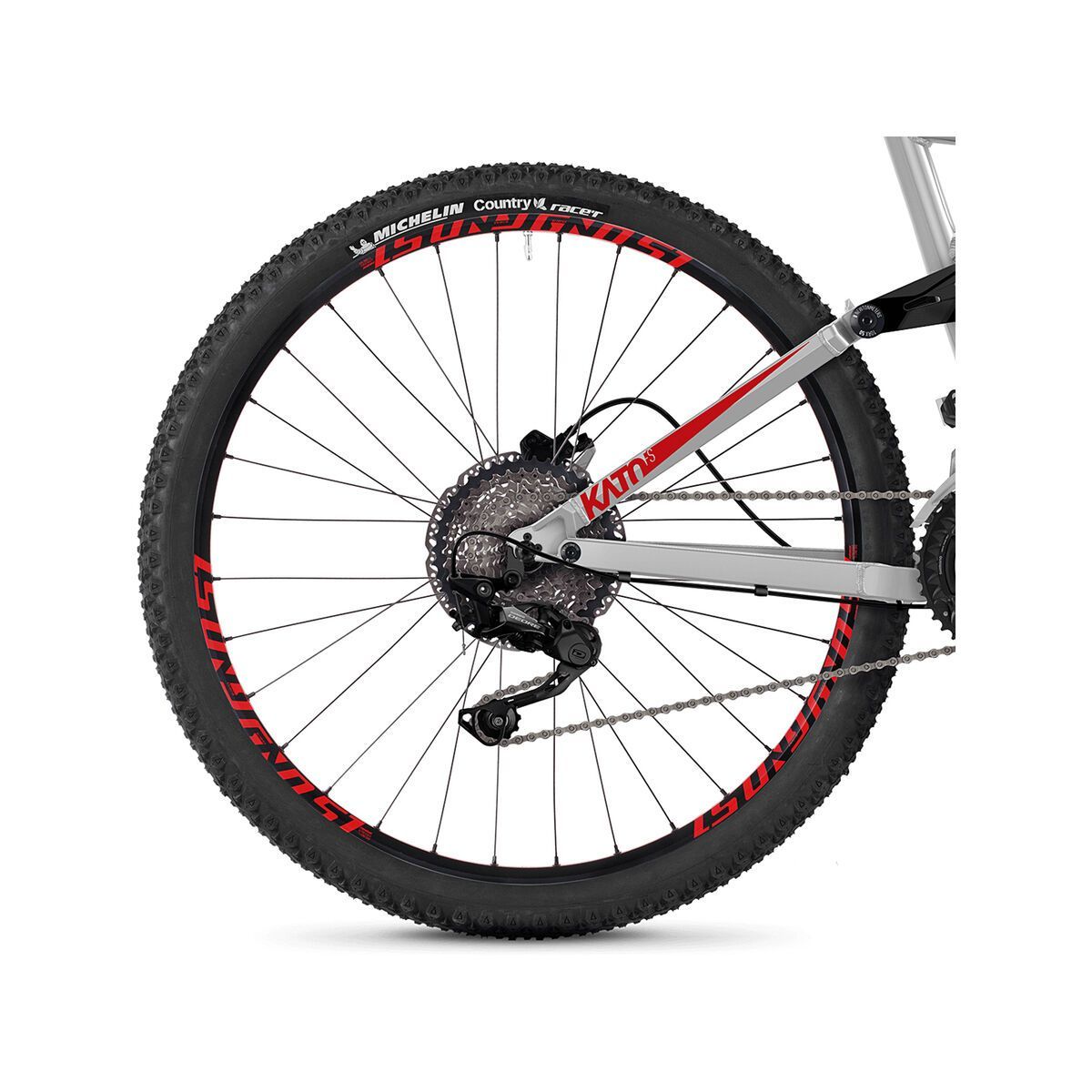 Ghost Kato FS 2.7 AL, iridium silver/riot red/jet black - Bild 5