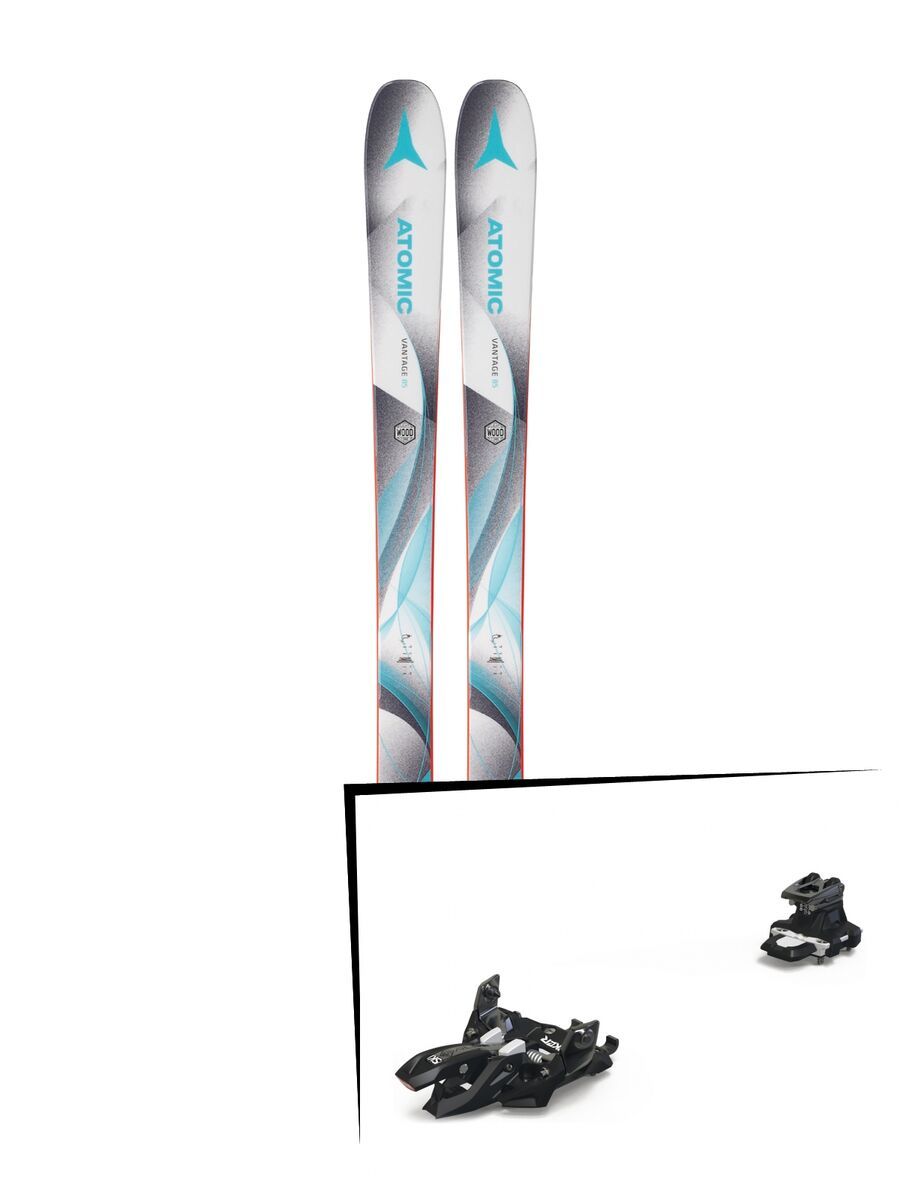 Set: Atomic Vantage 85 W 2018 + Marker Alpinist 9 black/titanium - Bild 1
