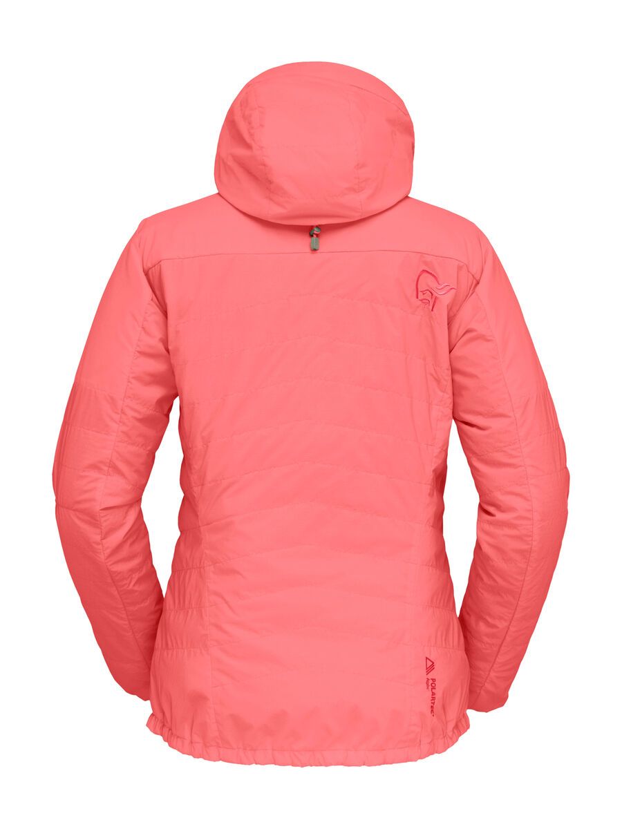 Norrona lyngen Alpha100 Zip Hood W's, calypso coral - Bild 2