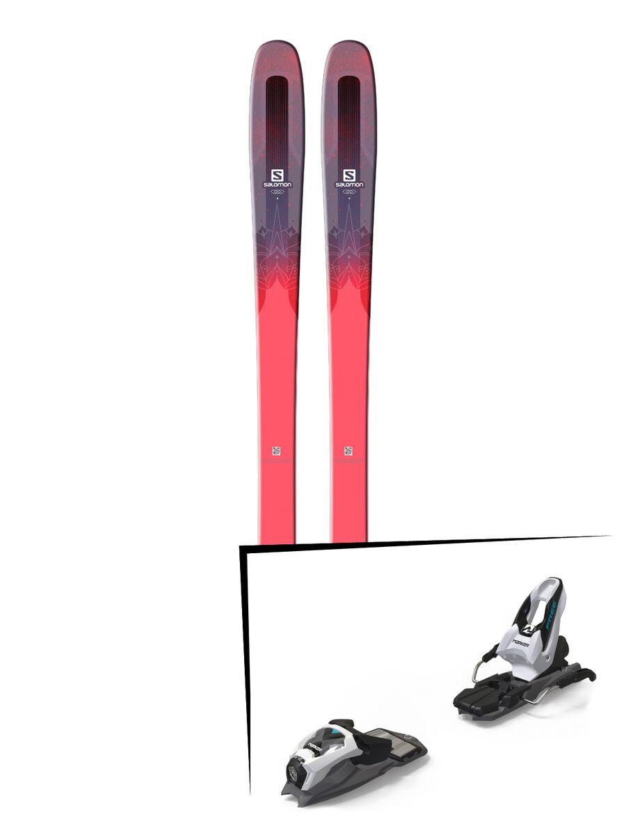 Set: Salomon QST Myriad 85 2018 + Marker Free 8 black/white - Bild 1