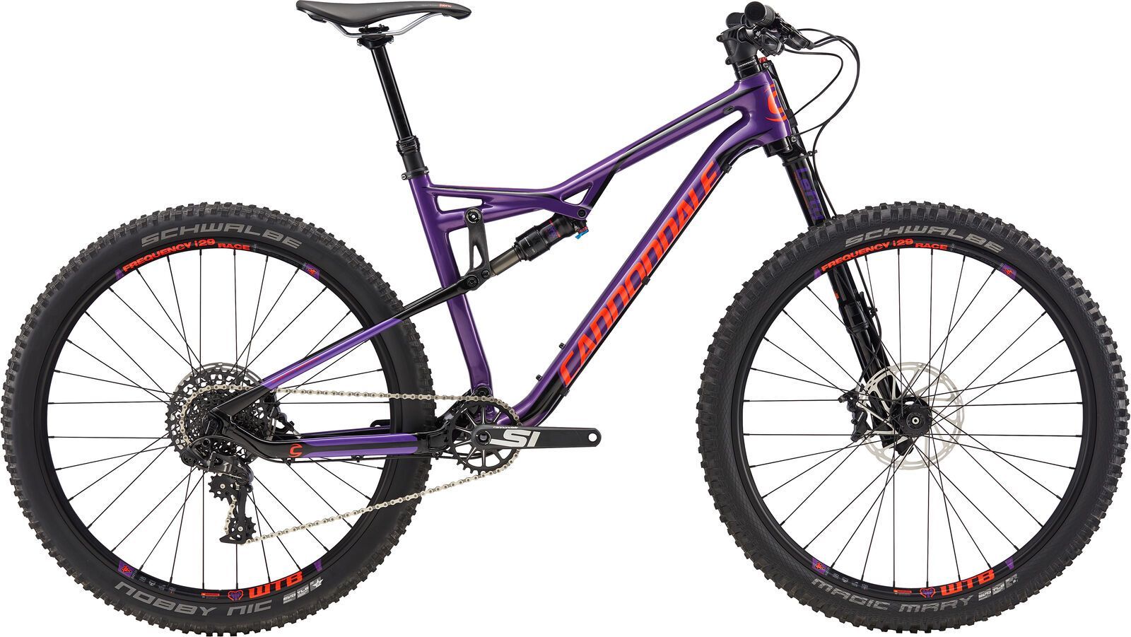 Cannondale Habit Carbon SE, mountain purple w/ jet black and acid red - PUR - Bild 1