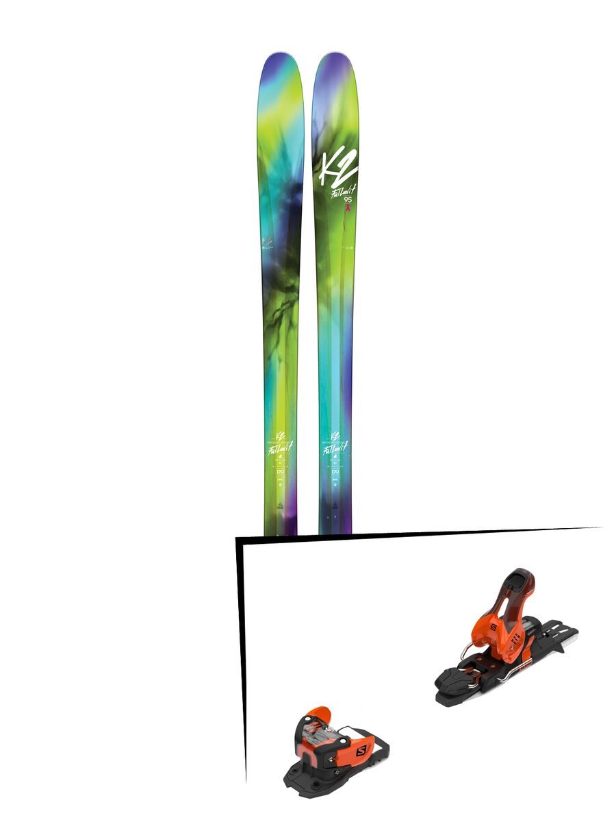 Set: K2 SKI FulLUVit 95 2017 + Salomon Warden 11 (2212331) - Bild 1