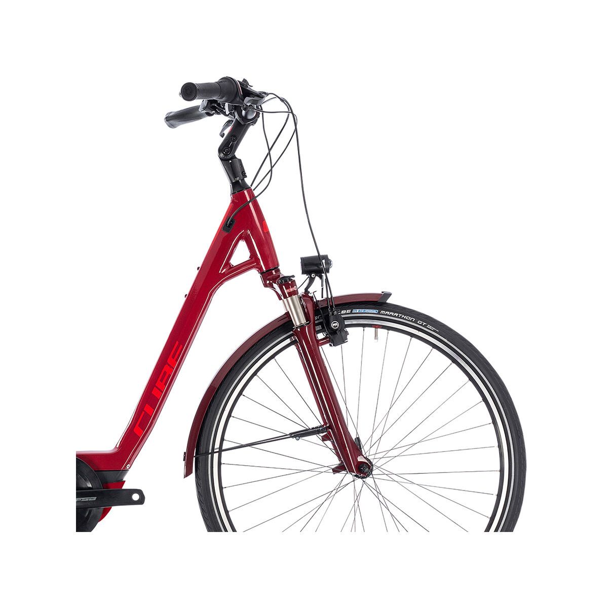 Cube Town Hybrid Pro 400 Easy Entry, darkred´n´red - Bild 7