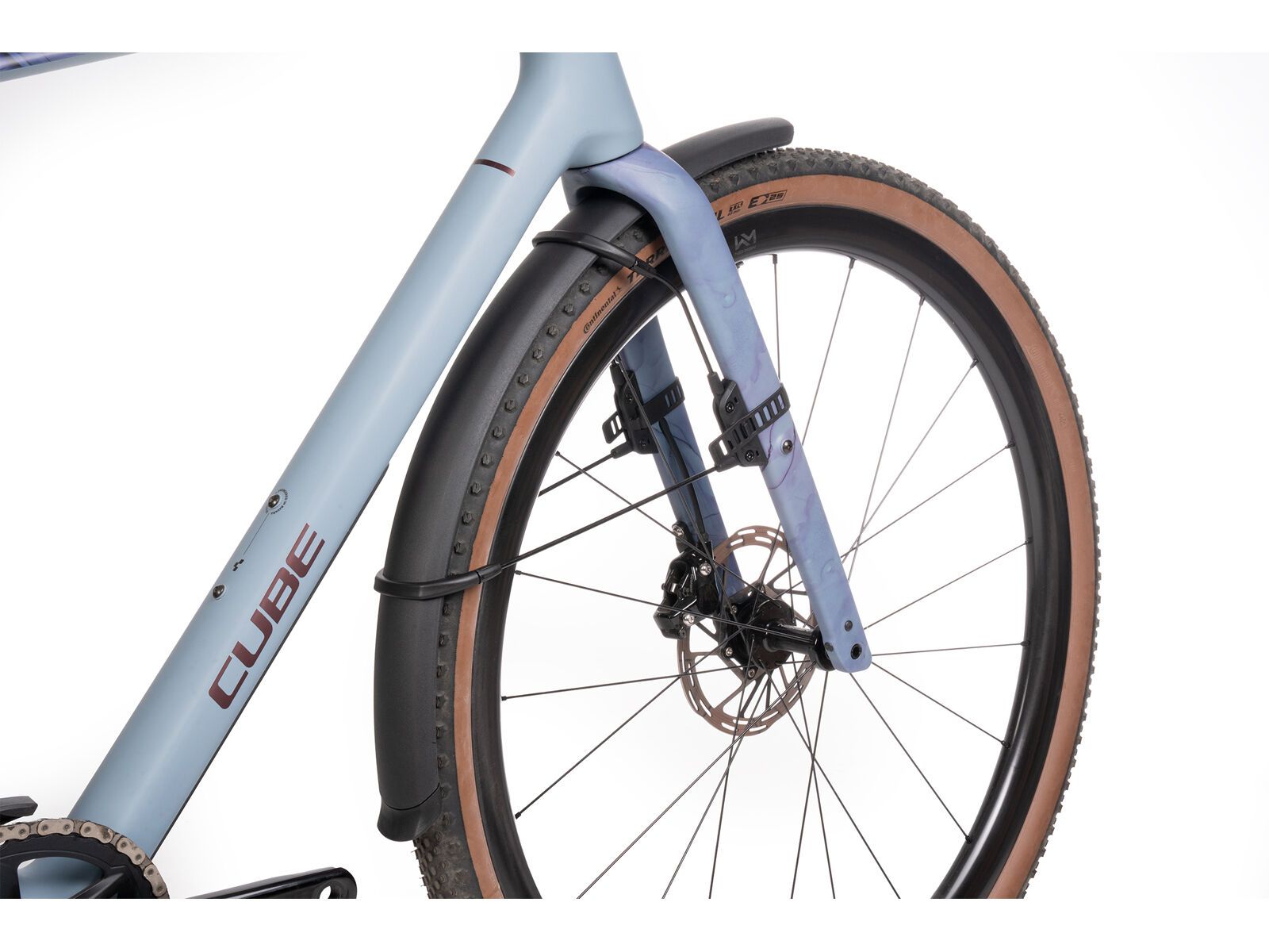 Cube Acid Steckschutzblechset Gravel 28 Zoll, black - Bild 3