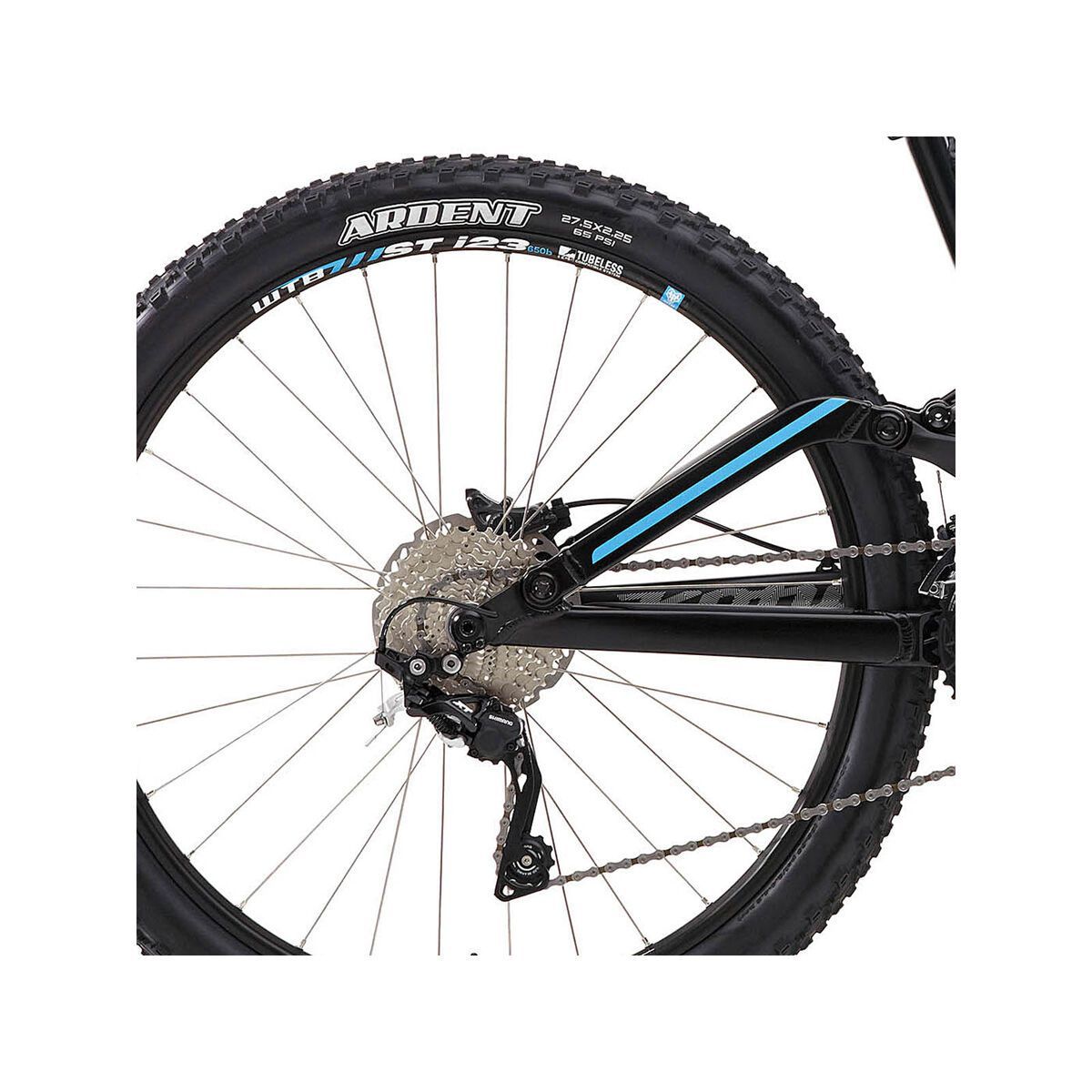 Kona Process 134 Deluxe, matt black/cyan - Bild 4