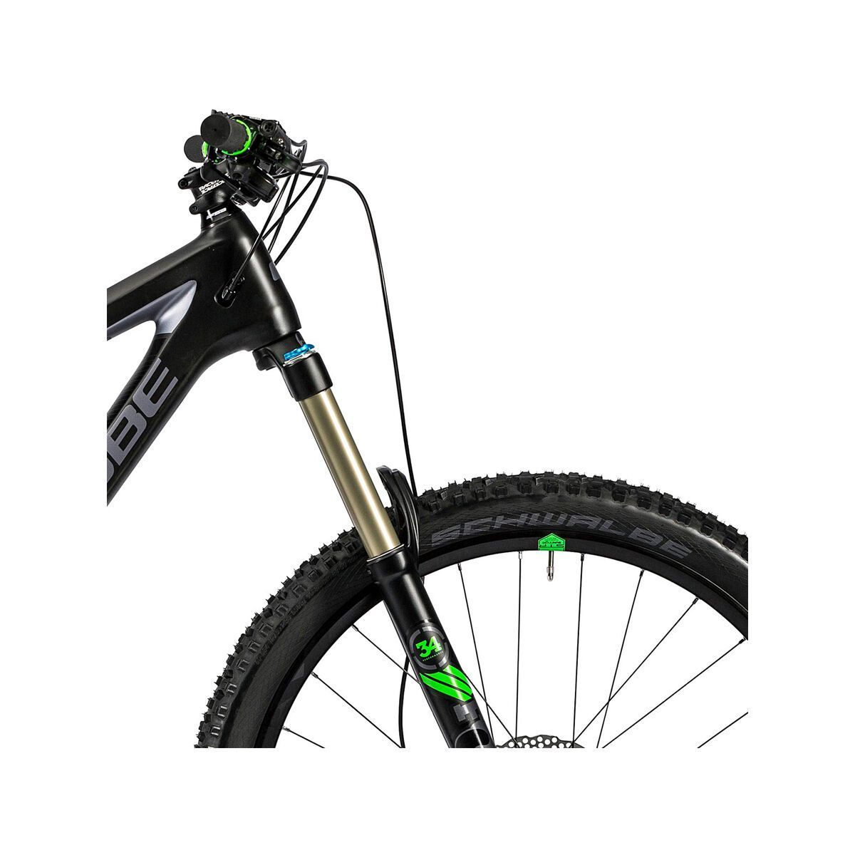 Cube Stereo 160 C:62 Race 27.5, carbon´n´green - Bild 5