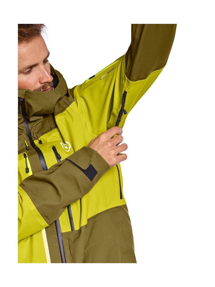 Ortovox 3L Guardian Shell Jacket M, green moss - Bild 3