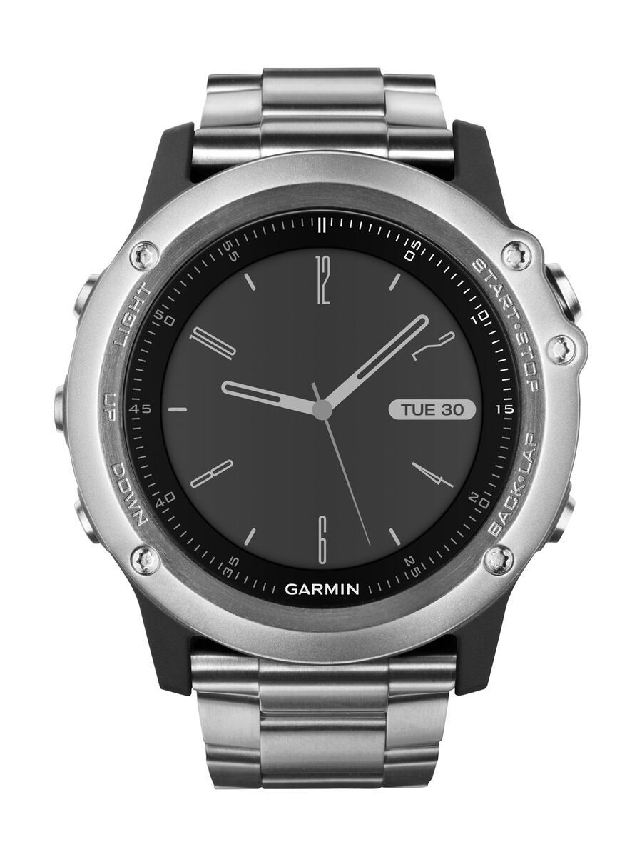 Garmin fenix 3 mit Saphirglas, Titaniumarmband, titanium - Bild 3