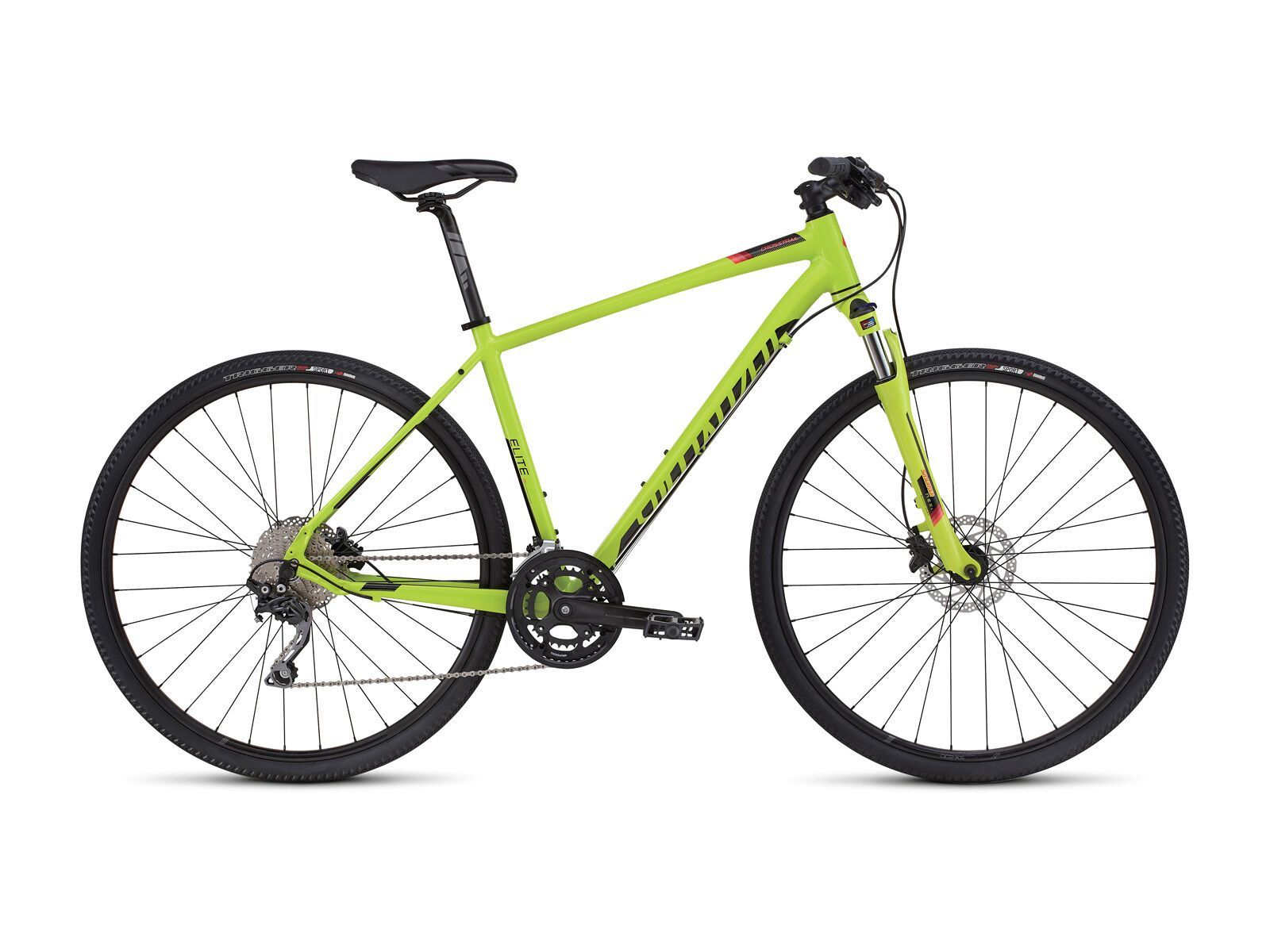 Specialized Crosstrail Elite Disc, hyper/satin black/rocket red - Bild 1