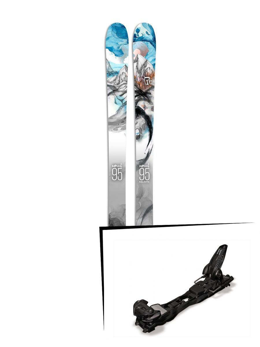 Set: Icelantic Nomad 95 2017 + Marker Duke EPF 16 (1247000S) - Bild 1