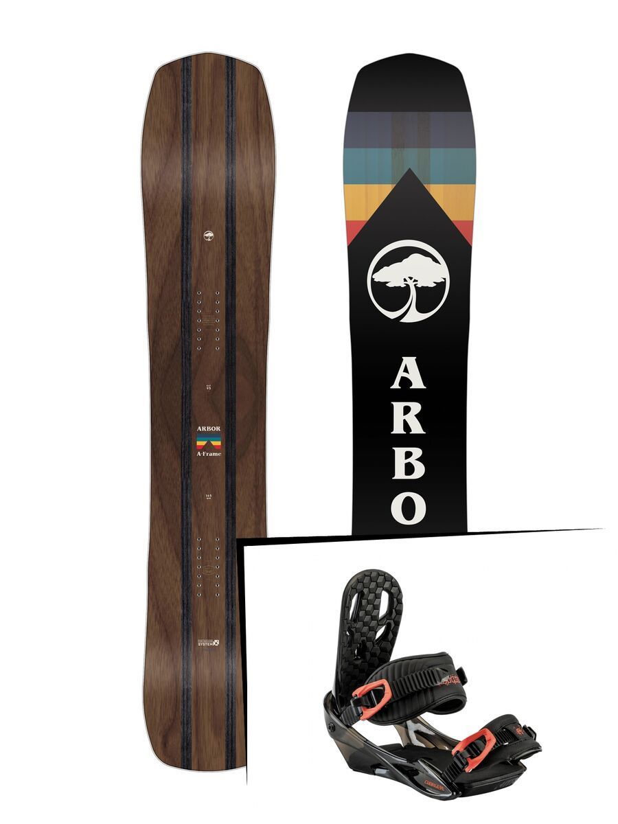 Set: Arbor A-Frame 2019 + Nitro Charger red - Bild 1