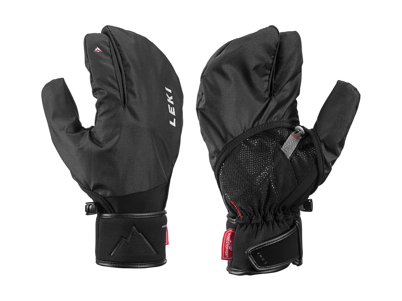 Leki Tour Precision Plus V, schwarz-chrom-rot - Bild 4