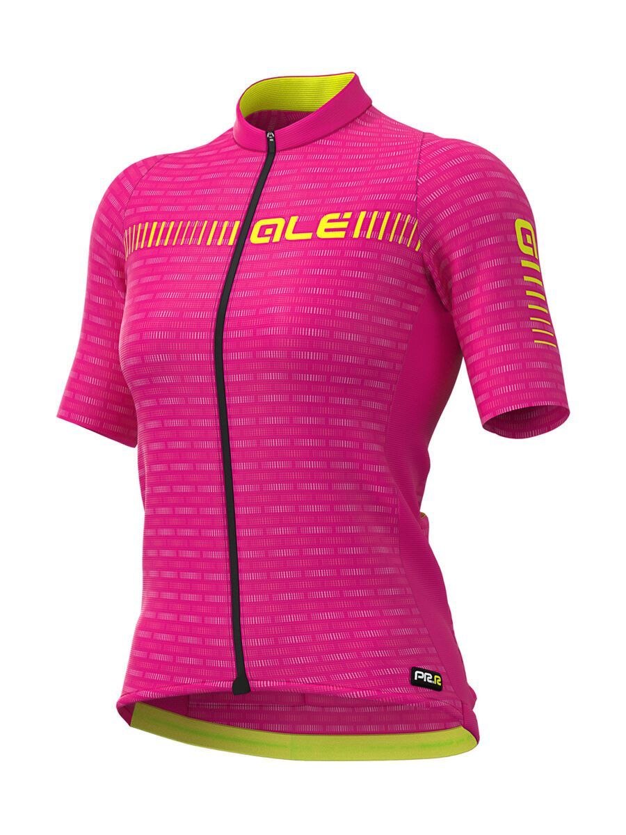 Ale Green Road Lady Jersey, cyclamen-fluo yellow - Bild 1