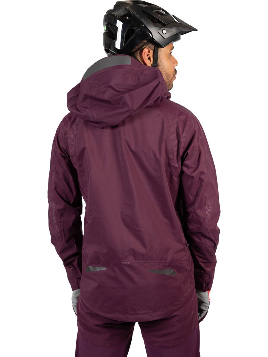Endura MT500 Wasserdichte Jacke II, aubergine - Bild 4