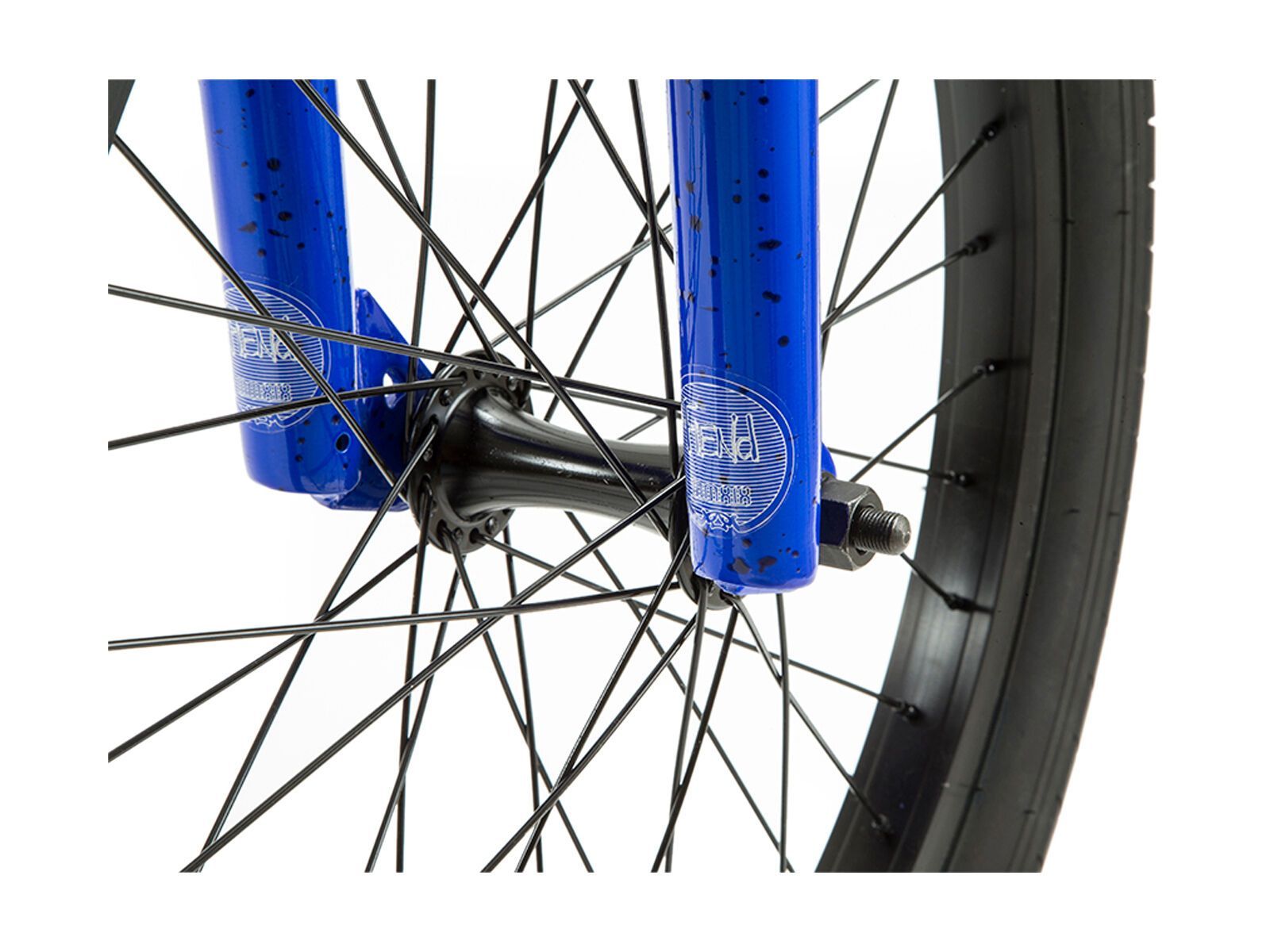 Fiend Type O-, gloss blue w/dark blue splatter - Bild 2