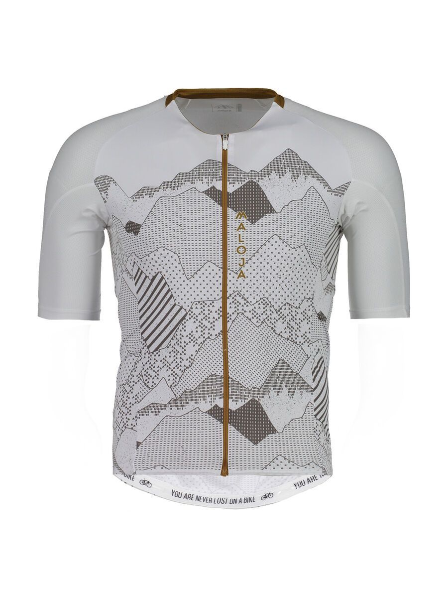 *** 2. Wahl *** Maloja FlurinM. 1/2, snow - Radtrikot | Größe L - Bild 1