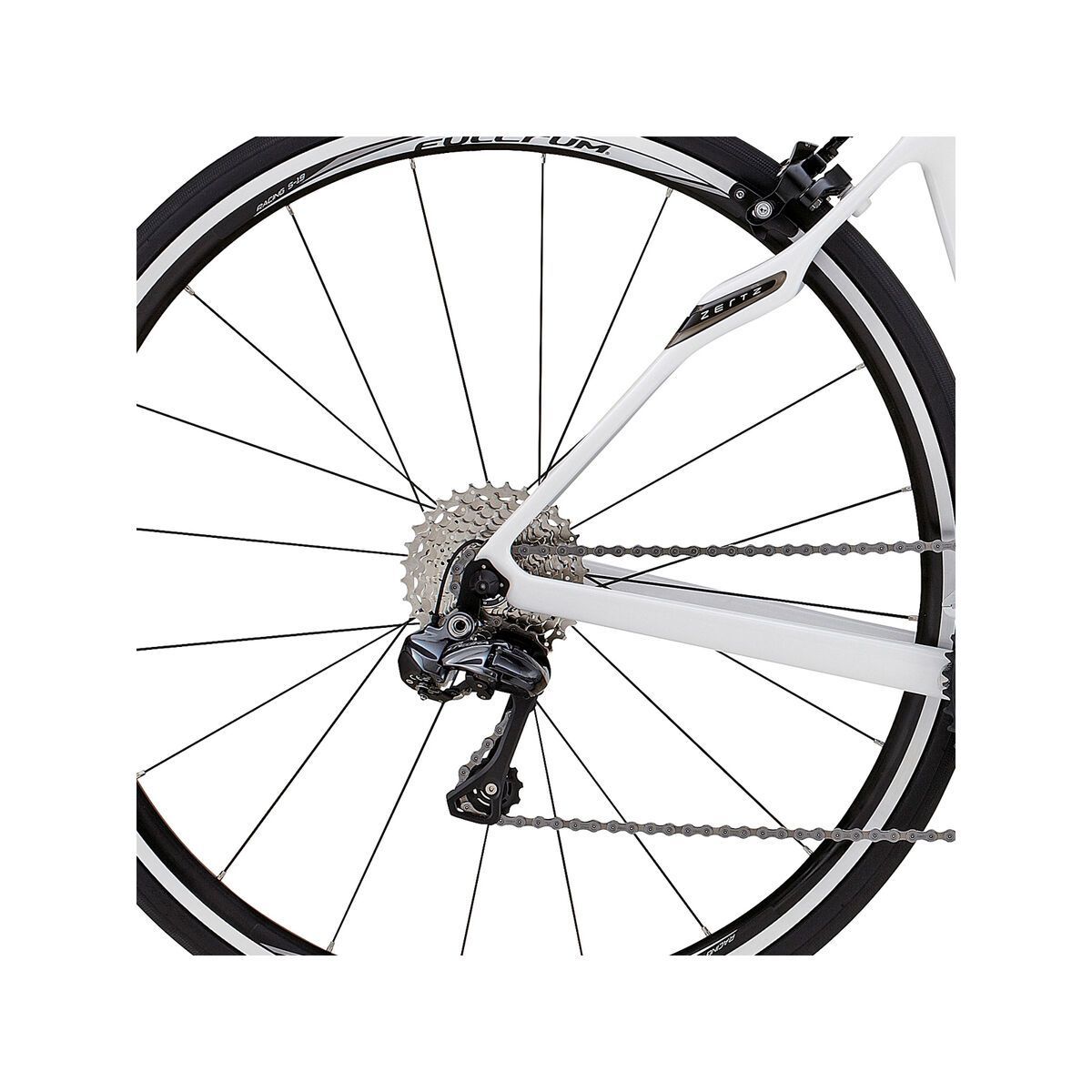 Specialized Ruby Comp Ultegra Di2, gloss metallic white/white - Bild 4