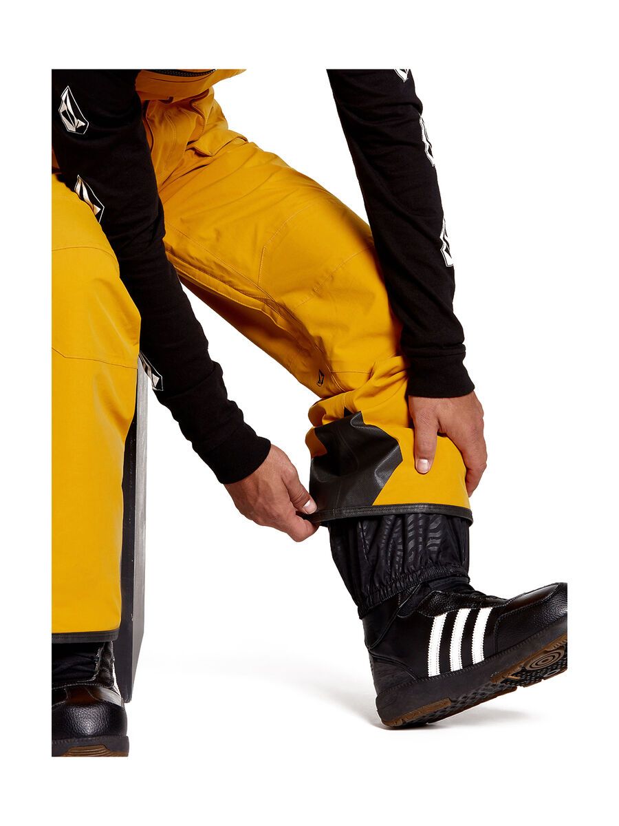 Volcom Rain Gore Bib Overall, resin gold - Bild 7