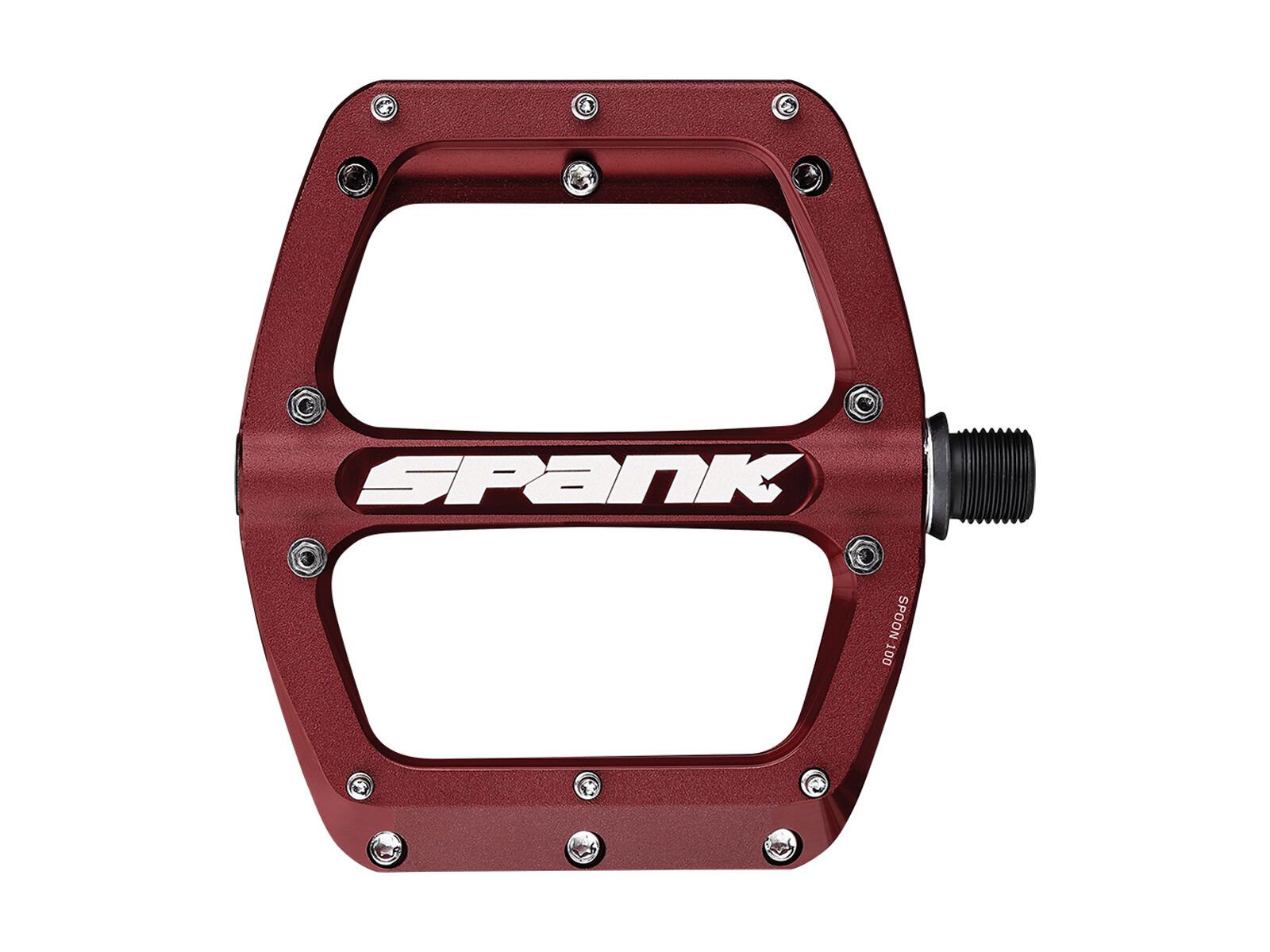 Spank Spoon Reboot Flat Pedal - L, red - Bild 2