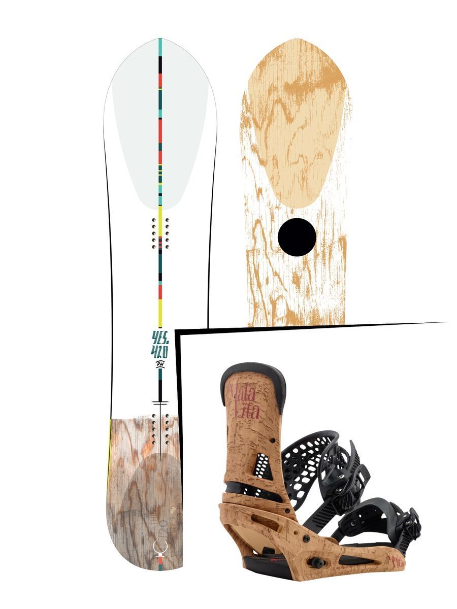 Set: Yes The 420 Powder Hull 2017 + Burton Malavita (1712852S) - Bild 1