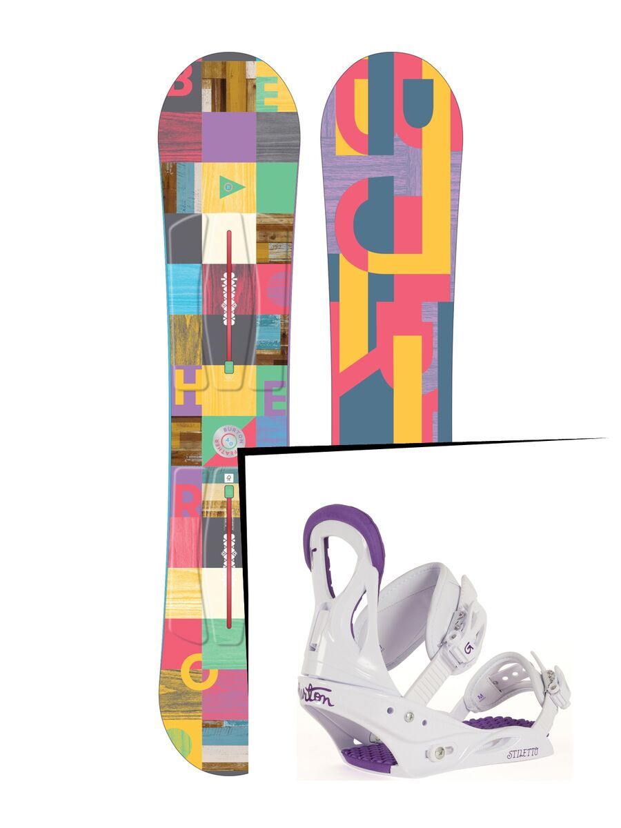 Set: Burton Feather 2017 +  Stiletto Disc (1712939S) - Bild 1