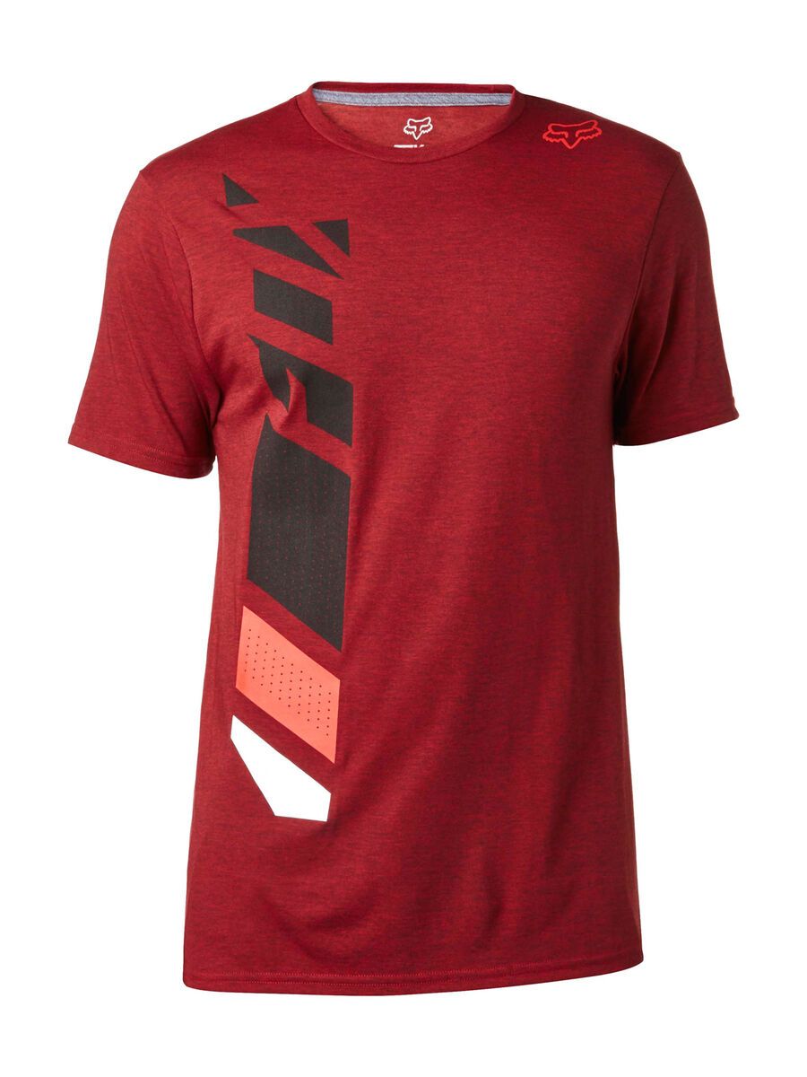 Fox Side Seca SS Tech Tee, heather red - Bild 1