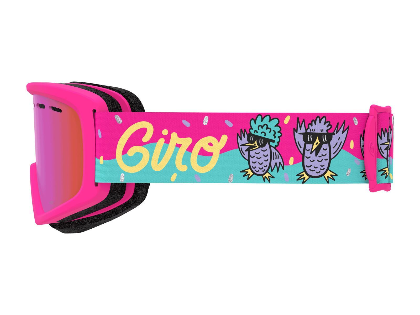 Giro Rev, disco birds/Lens: amber pink - Bild 2