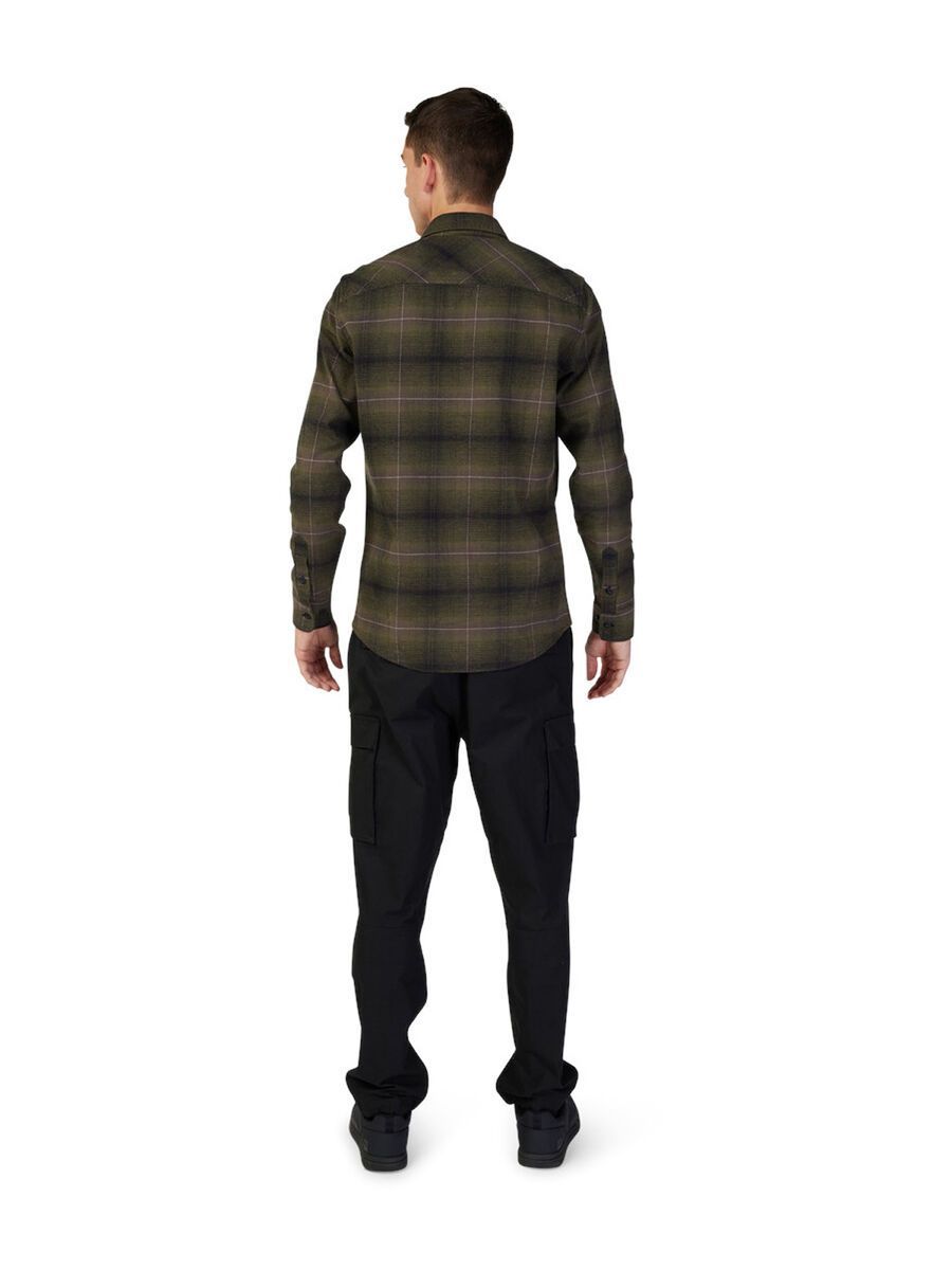 Fox Source Flannel, olive green - Bild 5
