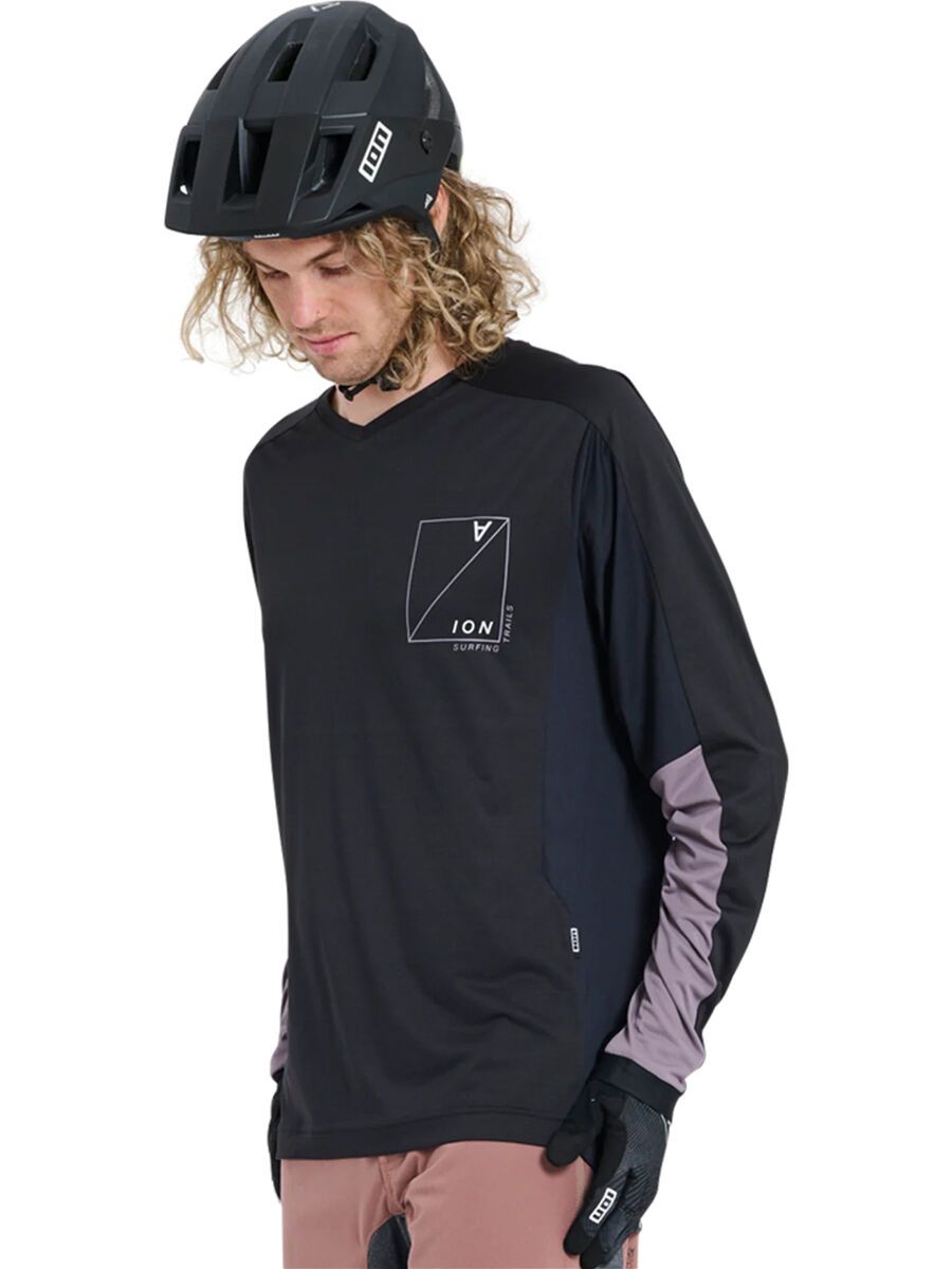 ION MTB Jersey Traze Amp AFT Long Sleeve Men, black - Bild 7