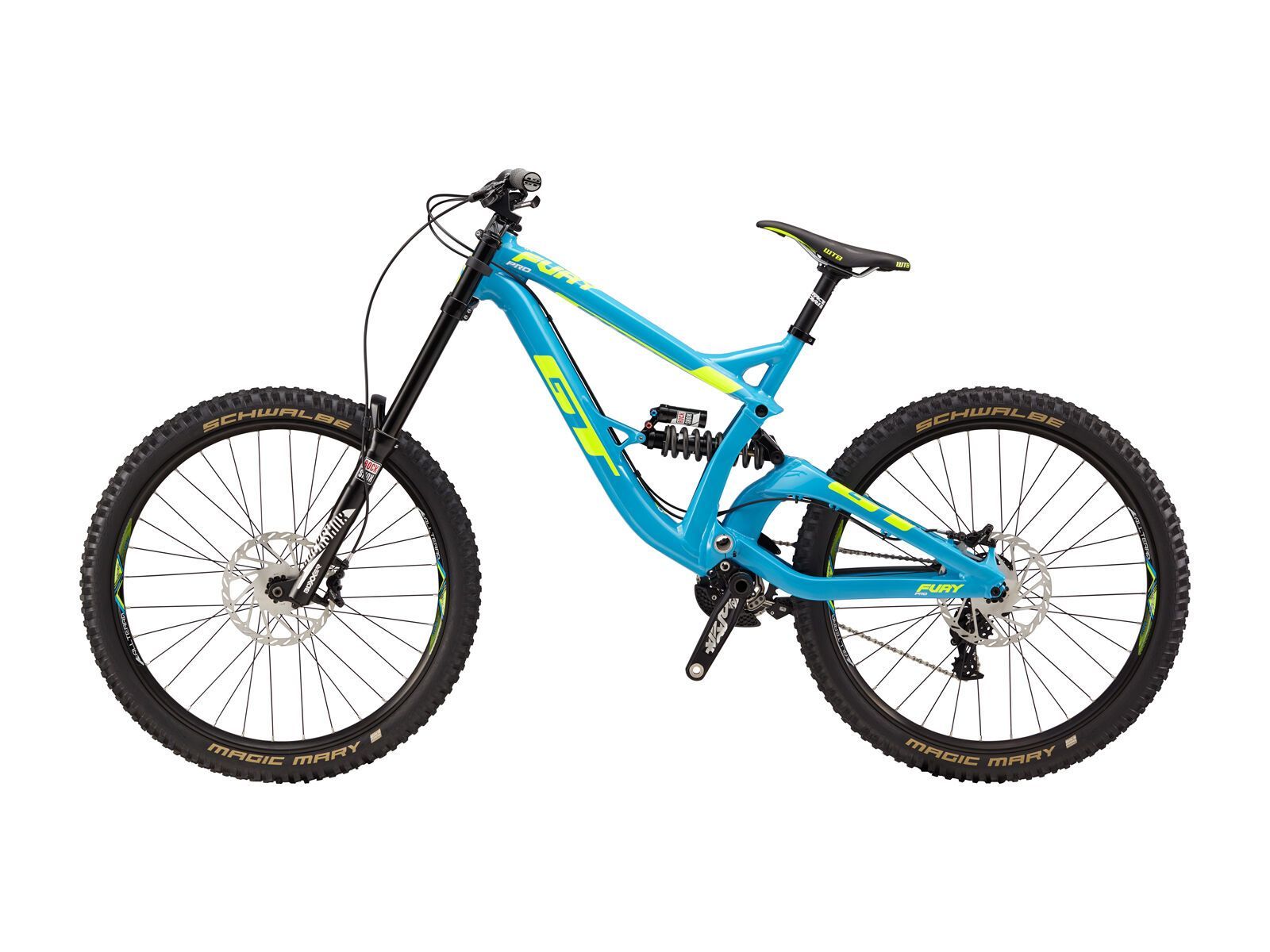 GT Fury Pro SRAM, process cyan & neon yellow - Bild 2