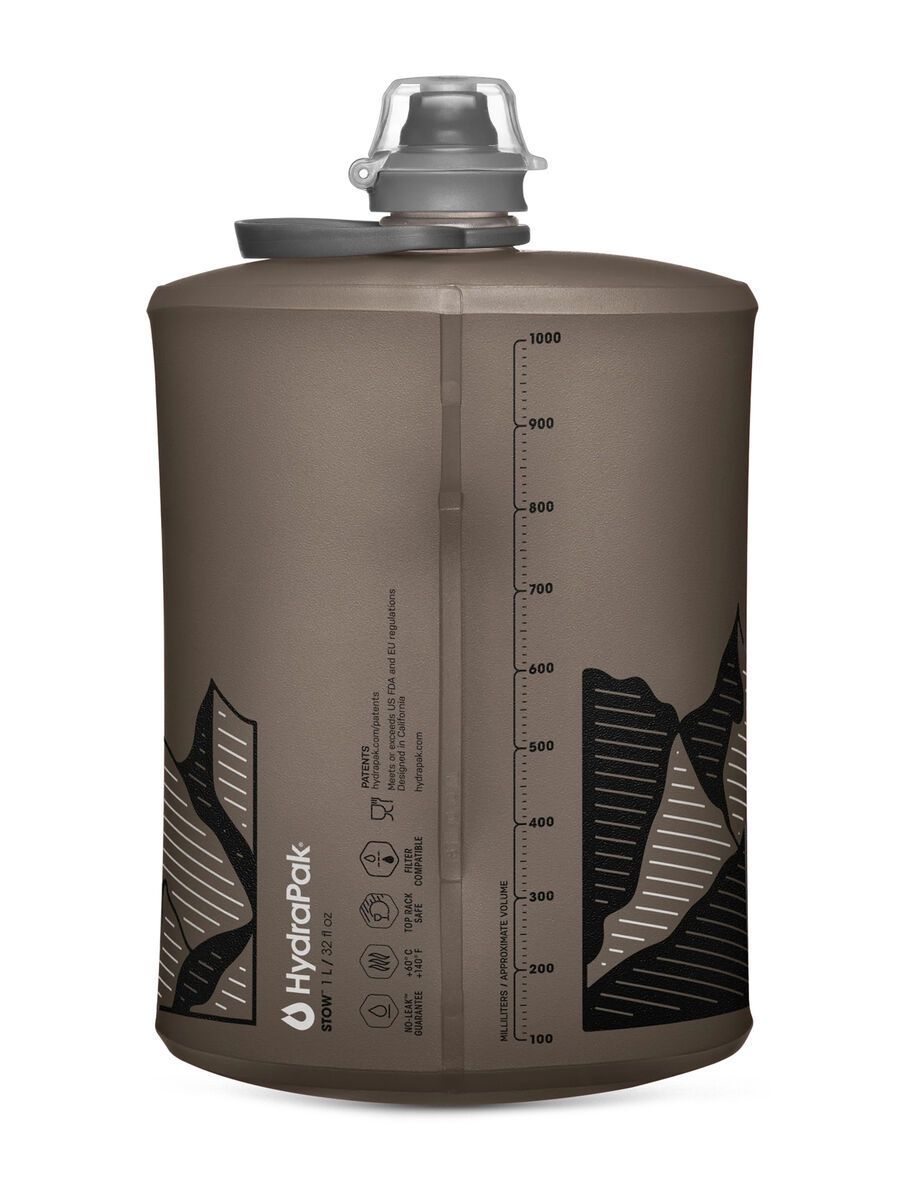 Hydrapak Stow 1 L, mammoth grey - Bild 2