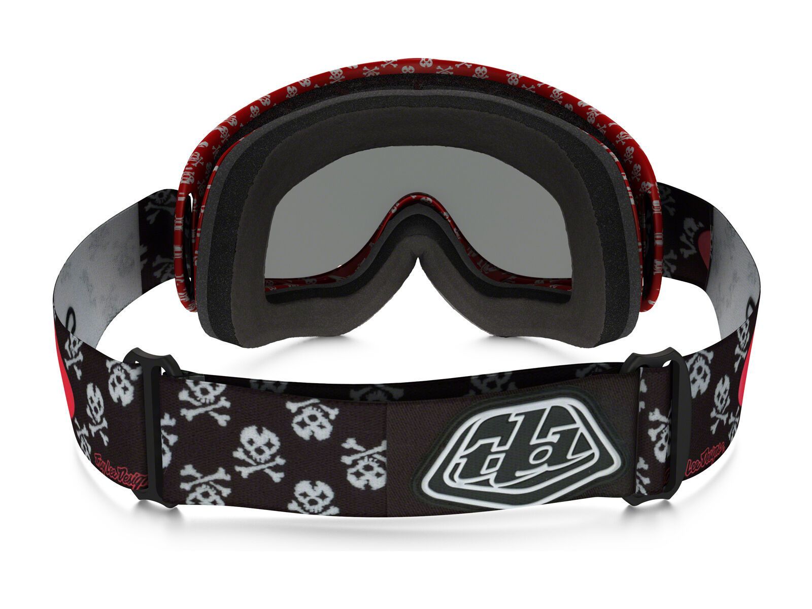 Oakley XS O Frame MX, skullbone red/Lens: dark grey - Bild 3