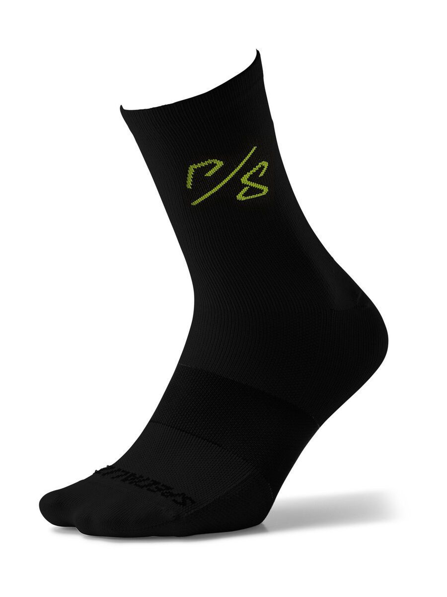 Specialized Soft Air Road Tall Sock Sagan Collection - Deconstructivism, green/black - Bild 1