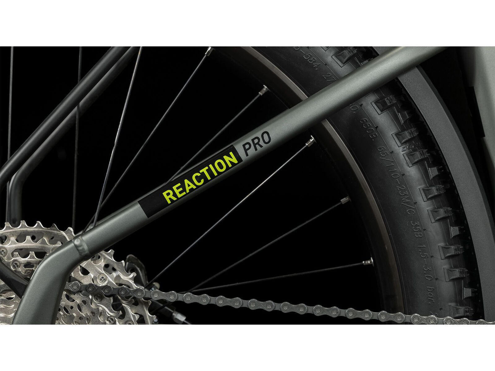 Cube Reaction Hybrid Pro Allroad 750 27.5 Easy Entry, flashgrey´n´green - Bild 6