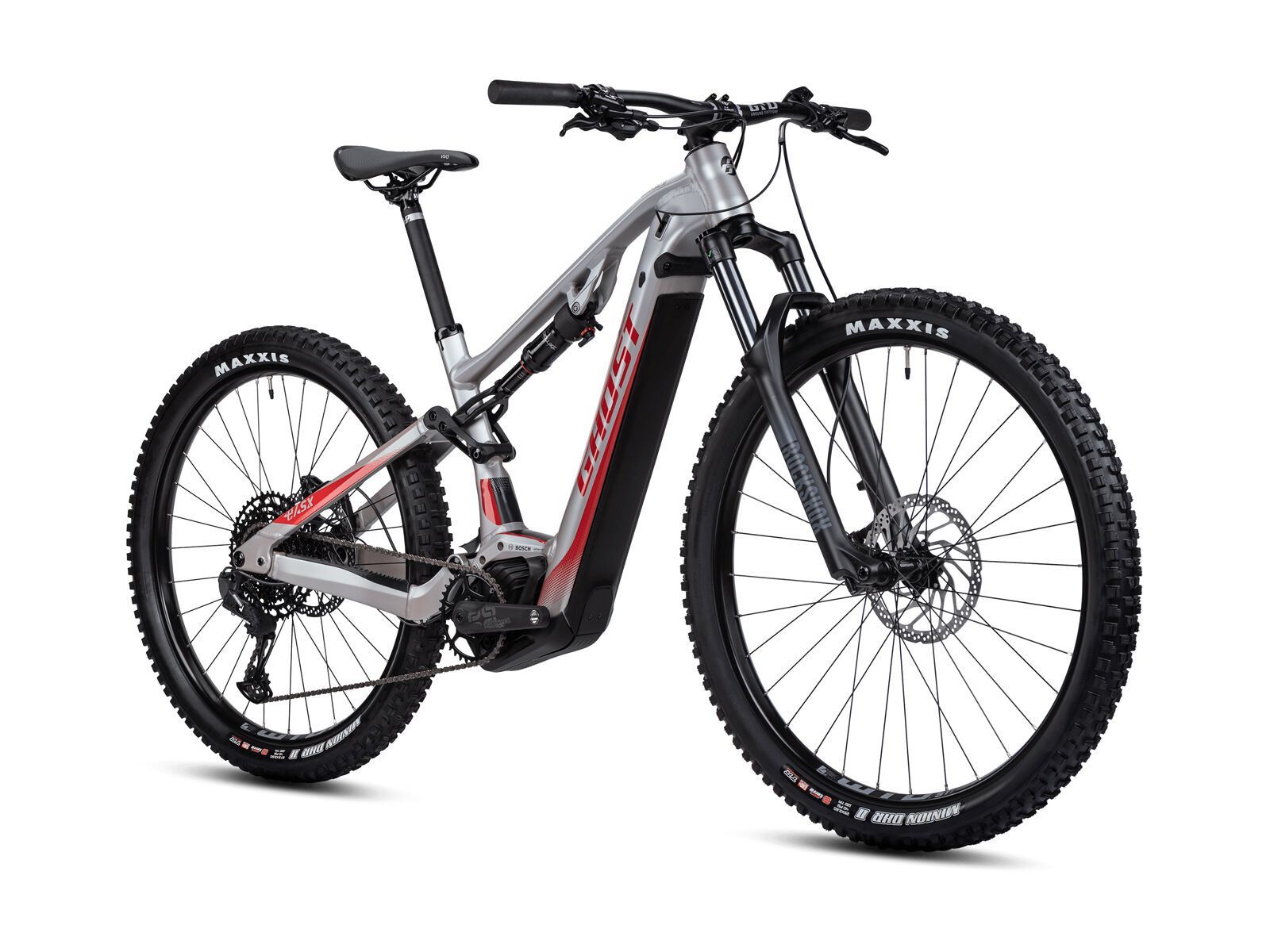 Ghost E-ASX 130 Universal, gray 2/riot red - Bild 2