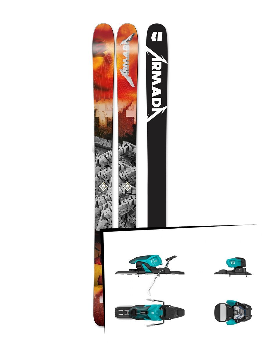 Set: Armada Invictus 95 TI 2016 + Salomon Warden 11 (1706226) - Bild 1