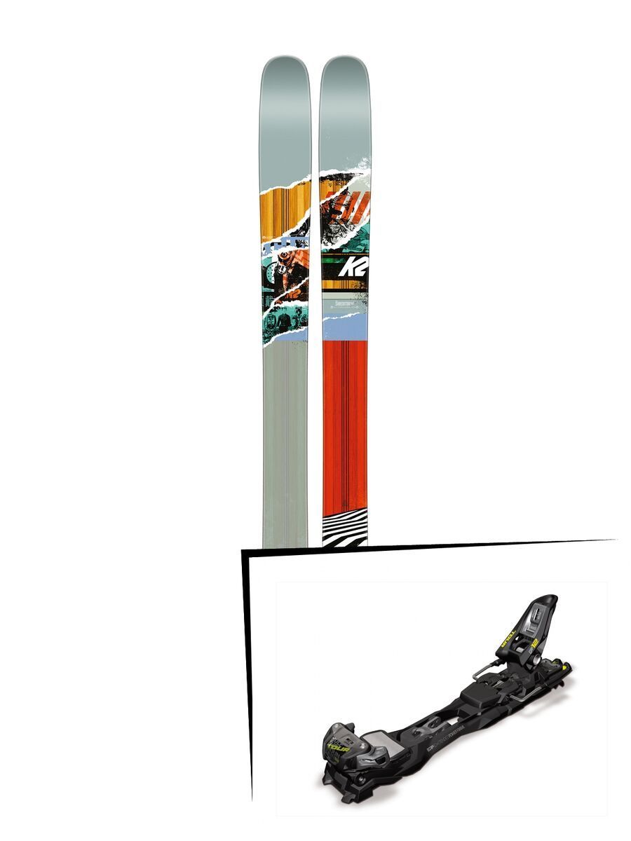 K2 SKI Set: Shreditor 112 2016 + Marker F12 Tour EPF - Bild 1