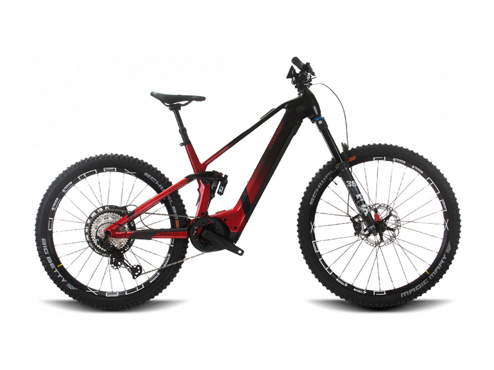 Conway Xyron S 8.9 Carbon MX, red metallic fade/black metallic - Bild 1