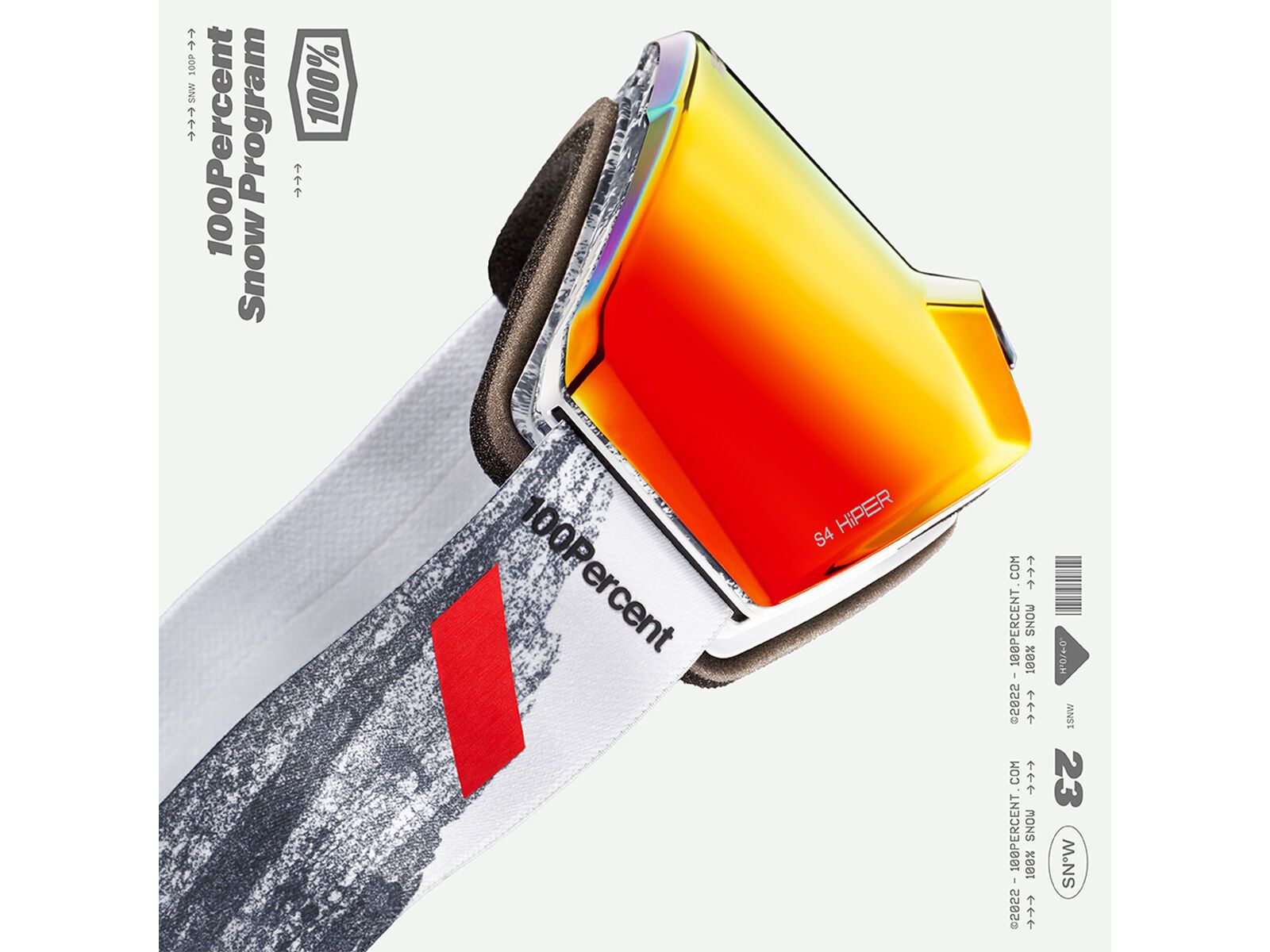 100% Norg - HiPER Vermillion w/Red ML Mi, badlands - Bild 8