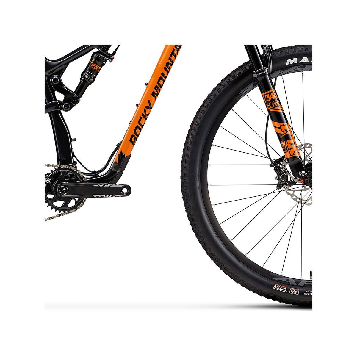 Rocky Mountain Element Carbon 70, fox racing orange/the man in black - Bild 5