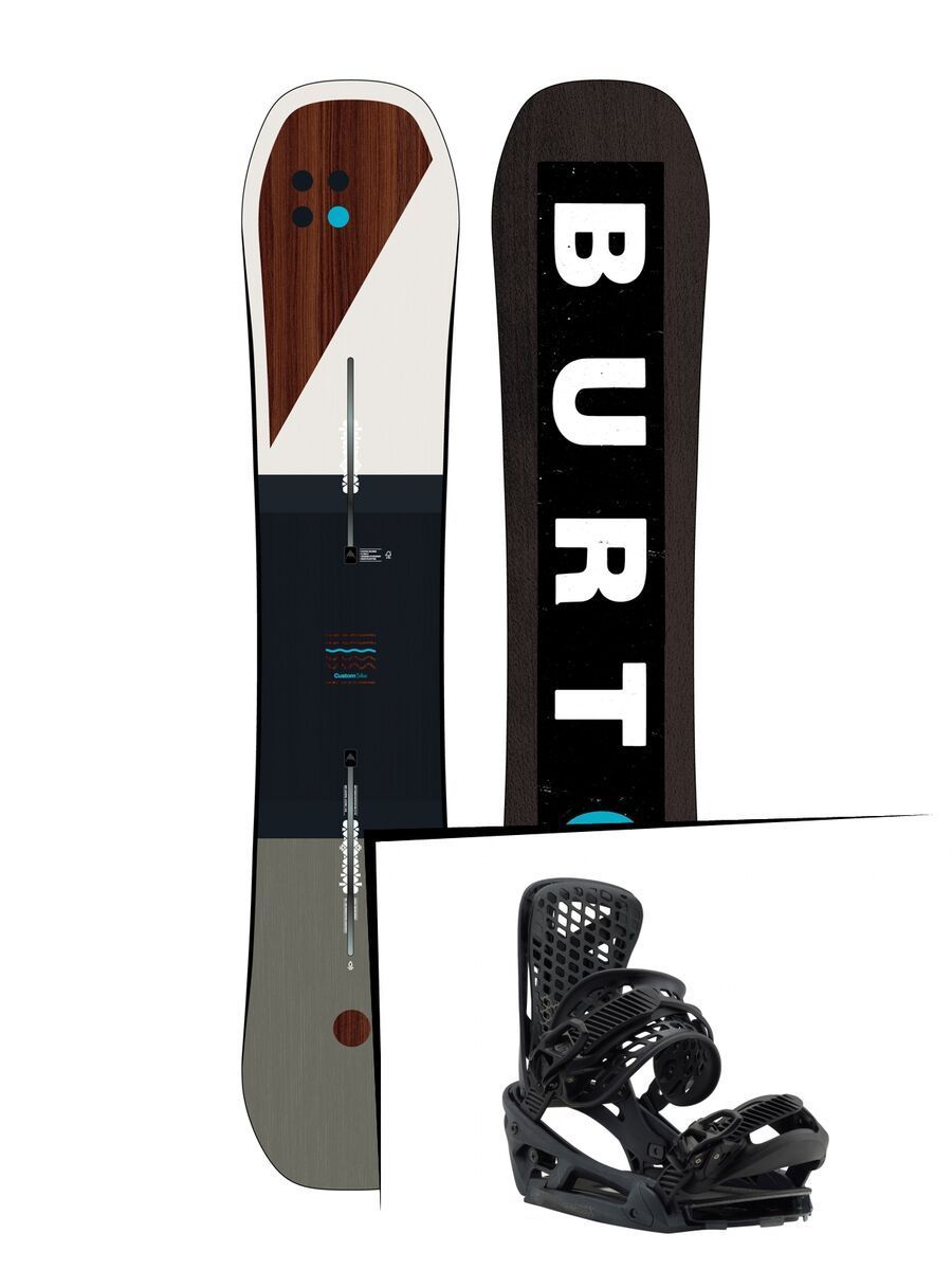 Set: Burton Custom Flying V 2019 +  Genesis X EST (1930987S) - Bild 1