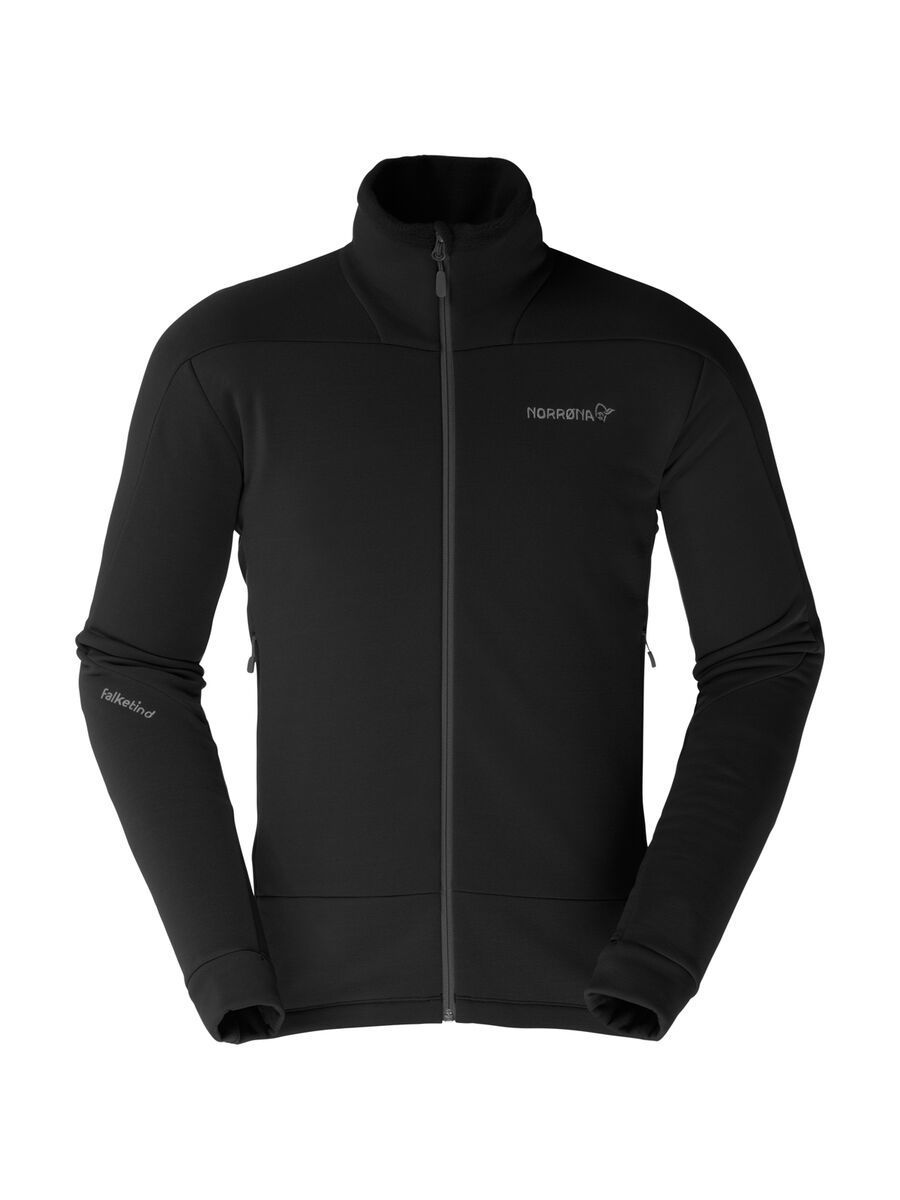 Norrona falketind Power Stretch Pro Jacket (M), caviar black - Bild 1