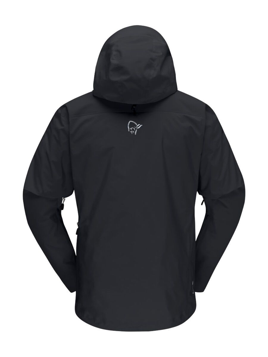 Norrona trollveggen Gore-Tex Pro light Jacket M's, caviar black - Bild 3
