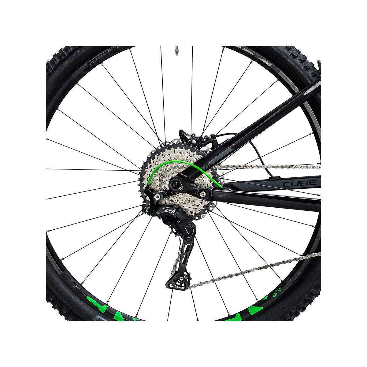 Cube Stereo 120 HPA SL 27.5, black´n´green - Bild 4