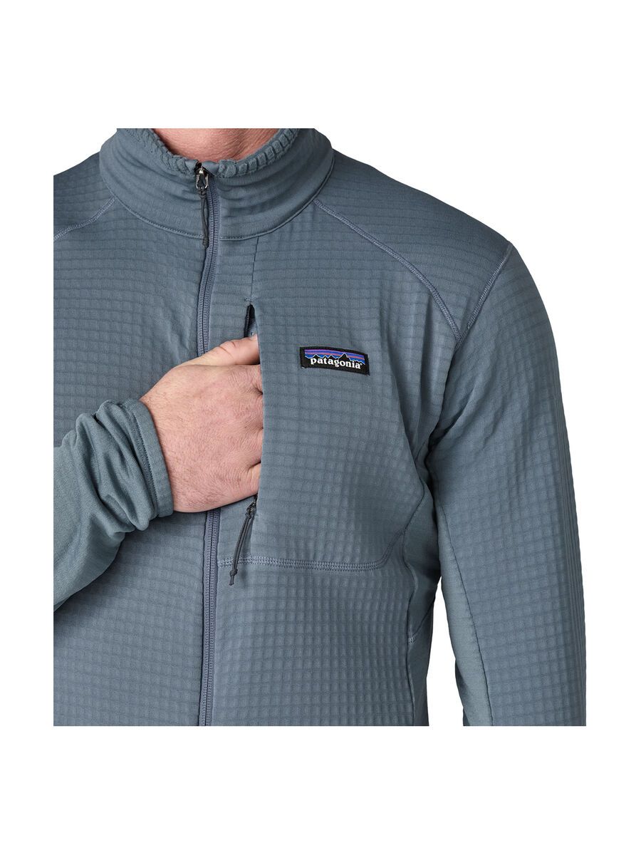Patagonia Men's R1 Fleece Jacket, utility blue - Bild 7