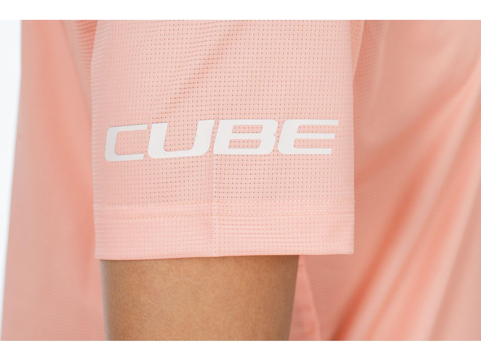 Cube ATX WS Rundhalstrikot kurzarm, coral - Bild 5